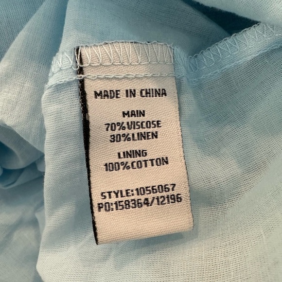 W Lane Frill Fern Dress Blue Pink Floral MIDI Faux Wrap Tie Waist SZ 20 NWT - Picture 10 of 12